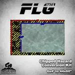 Frontline Gaming FLG Mats Conversion Kit Chipped Hazard Stripe