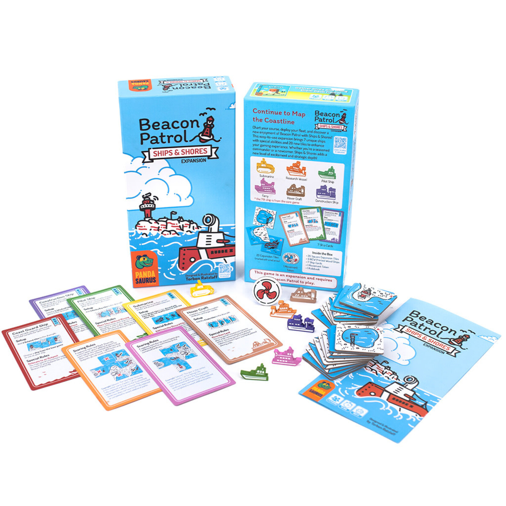 Pandasaurus Games Beacon Patrol Ships and Shores