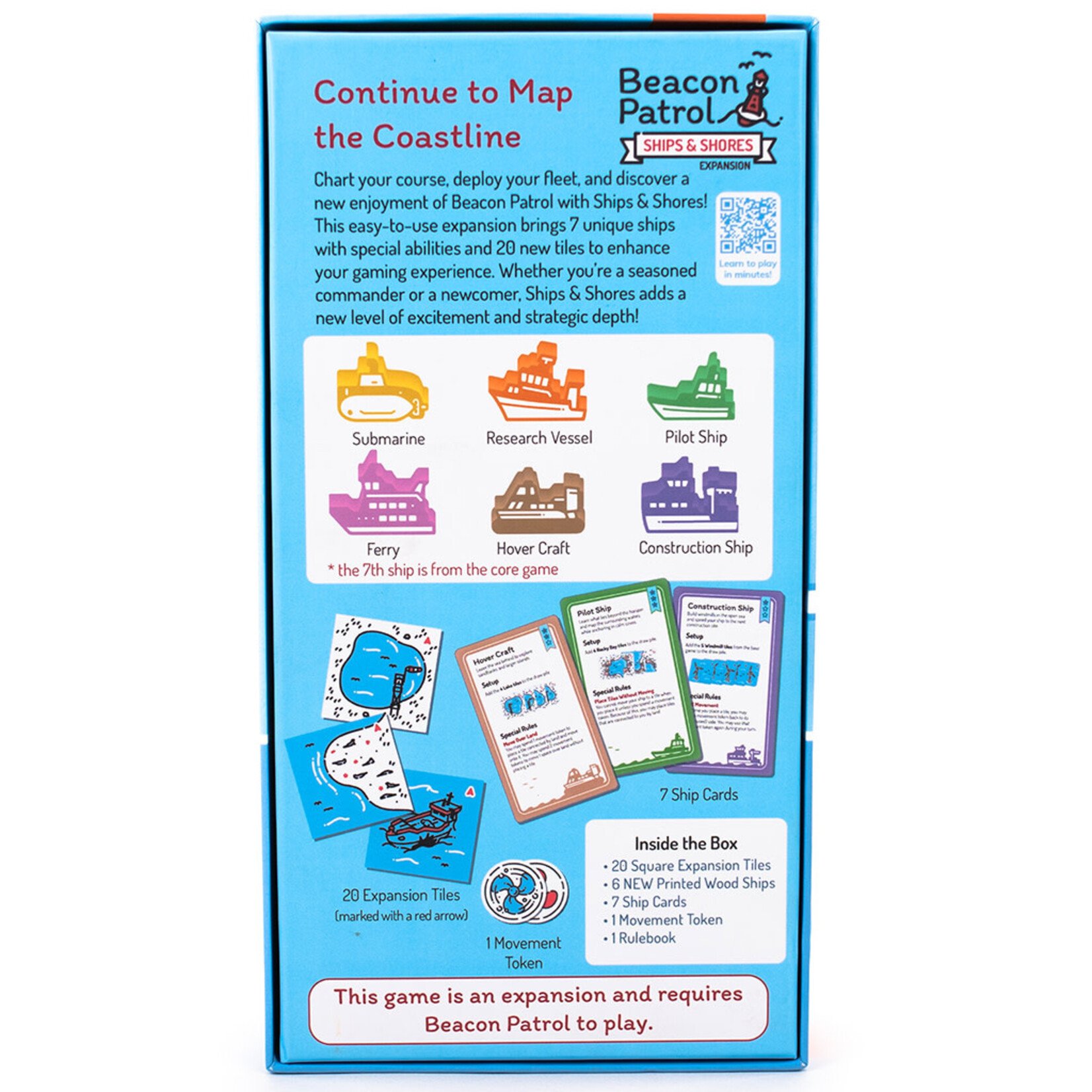 Pandasaurus Games Beacon Patrol Ships and Shores