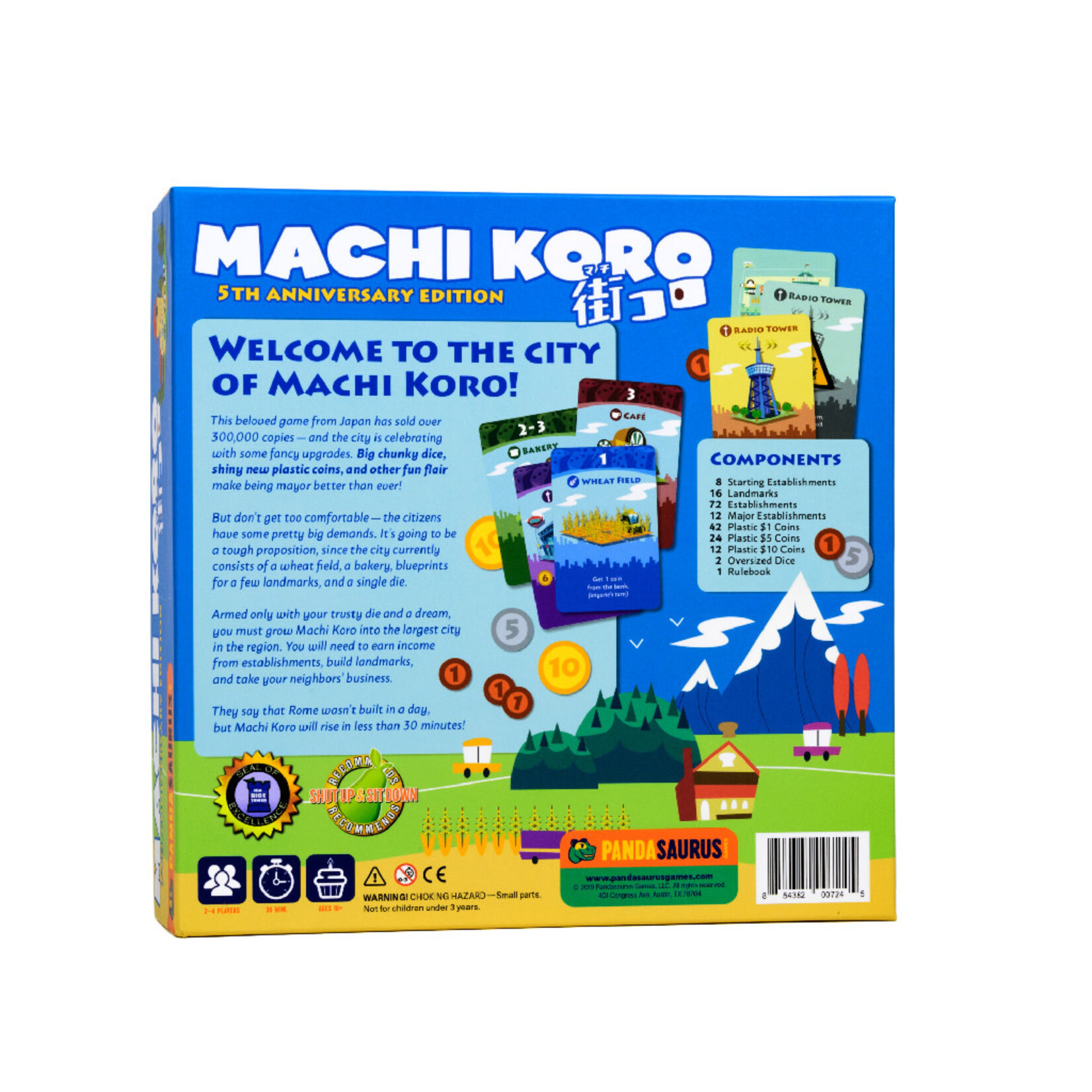 Pandasaurus Games Machi Koro