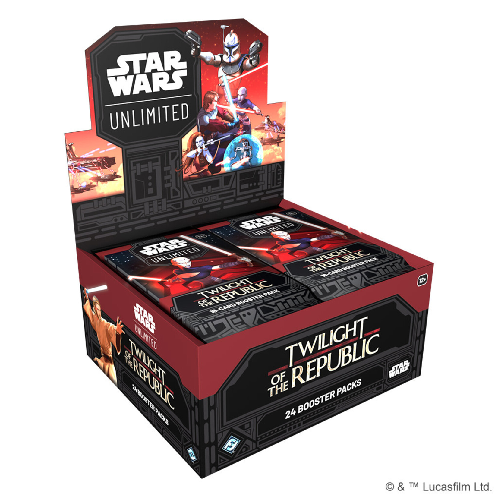Fantasy Flight Games Star Wars Unlimited Twilight of the Republic Booster Display