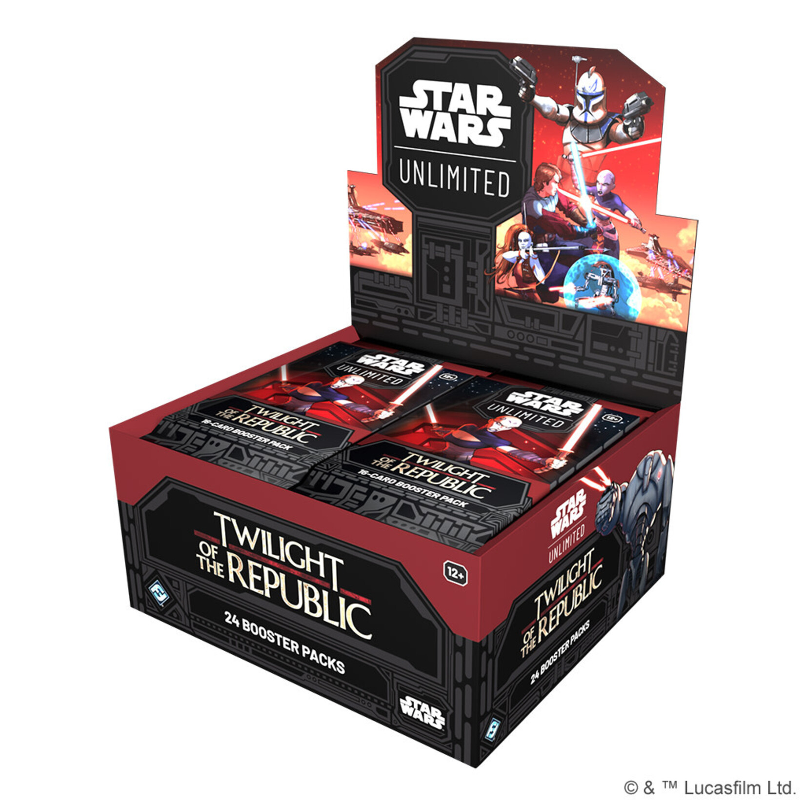 Fantasy Flight Games Star Wars Unlimited Twilight of the Republic Booster Display