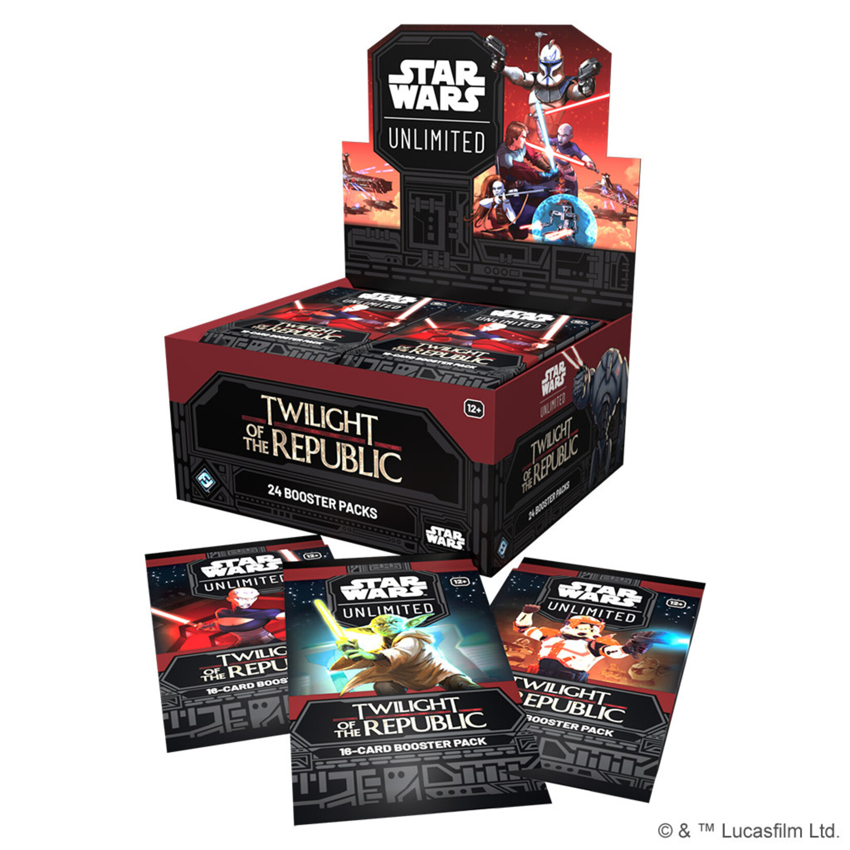 Fantasy Flight Games Star Wars Unlimited Twilight of the Republic Booster Display