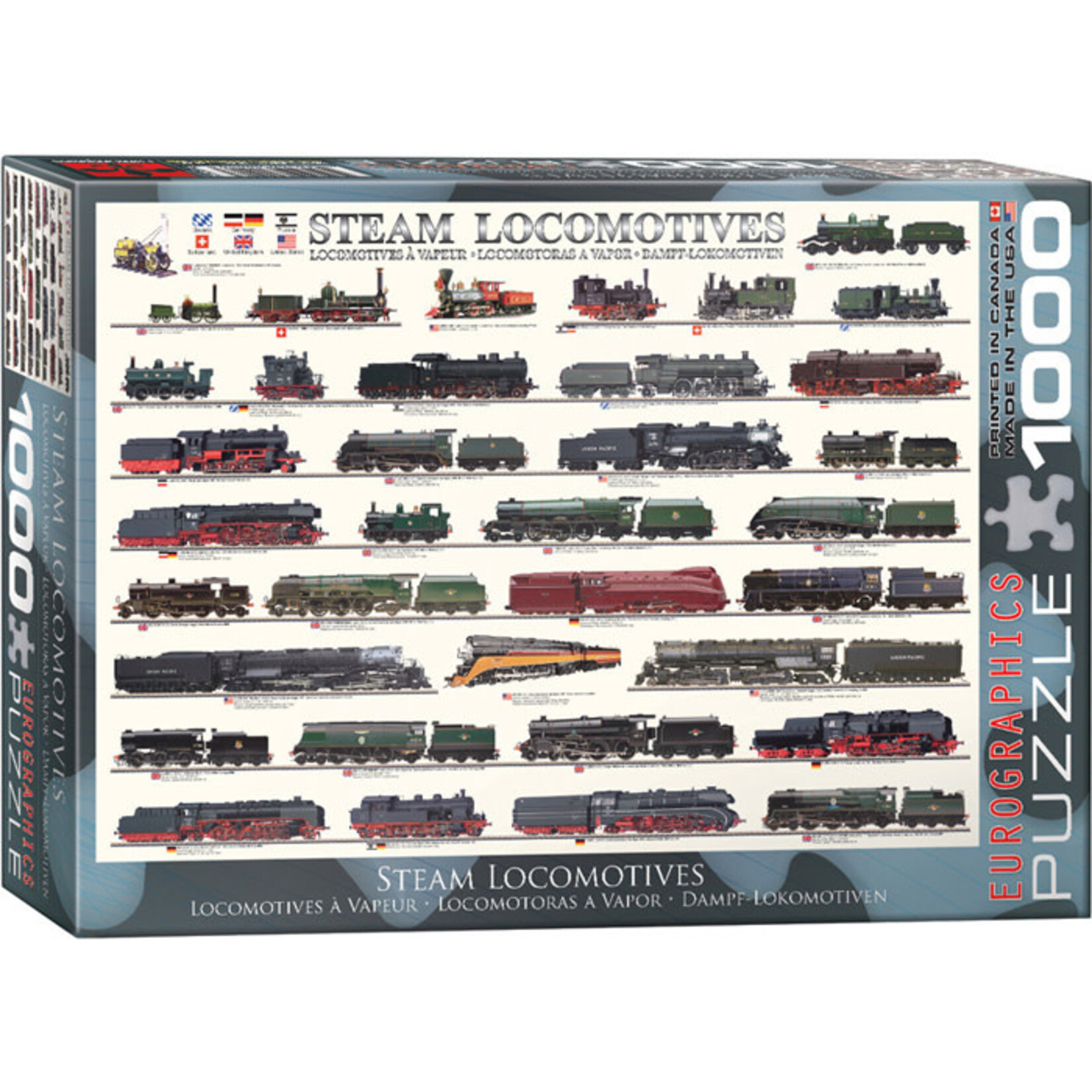 EuroGraphics Steam Locomotives 1000 pc