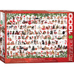 EuroGraphics Holiday Dogs 1000pc