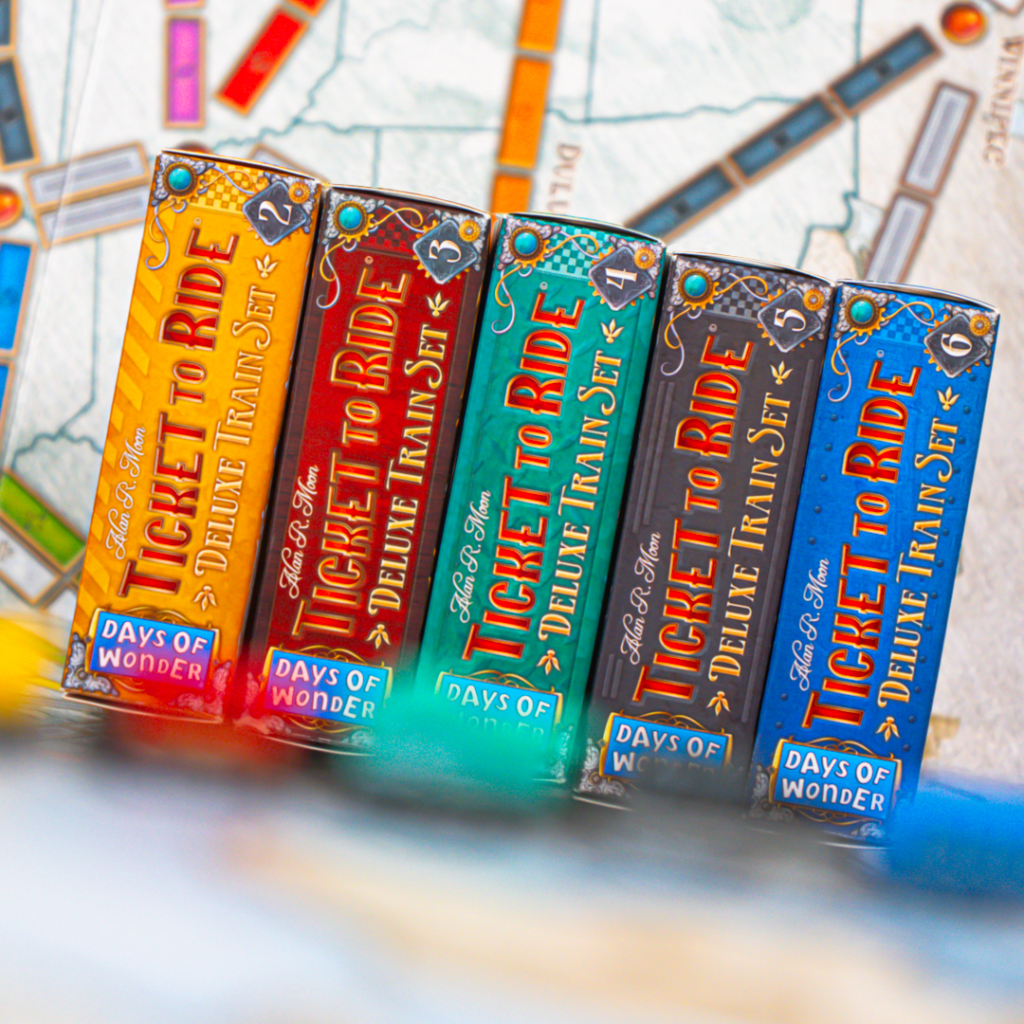 Ticket to Ride 20th Anniversary Deluxe Train Set Bundle 1-7 - Recess ...