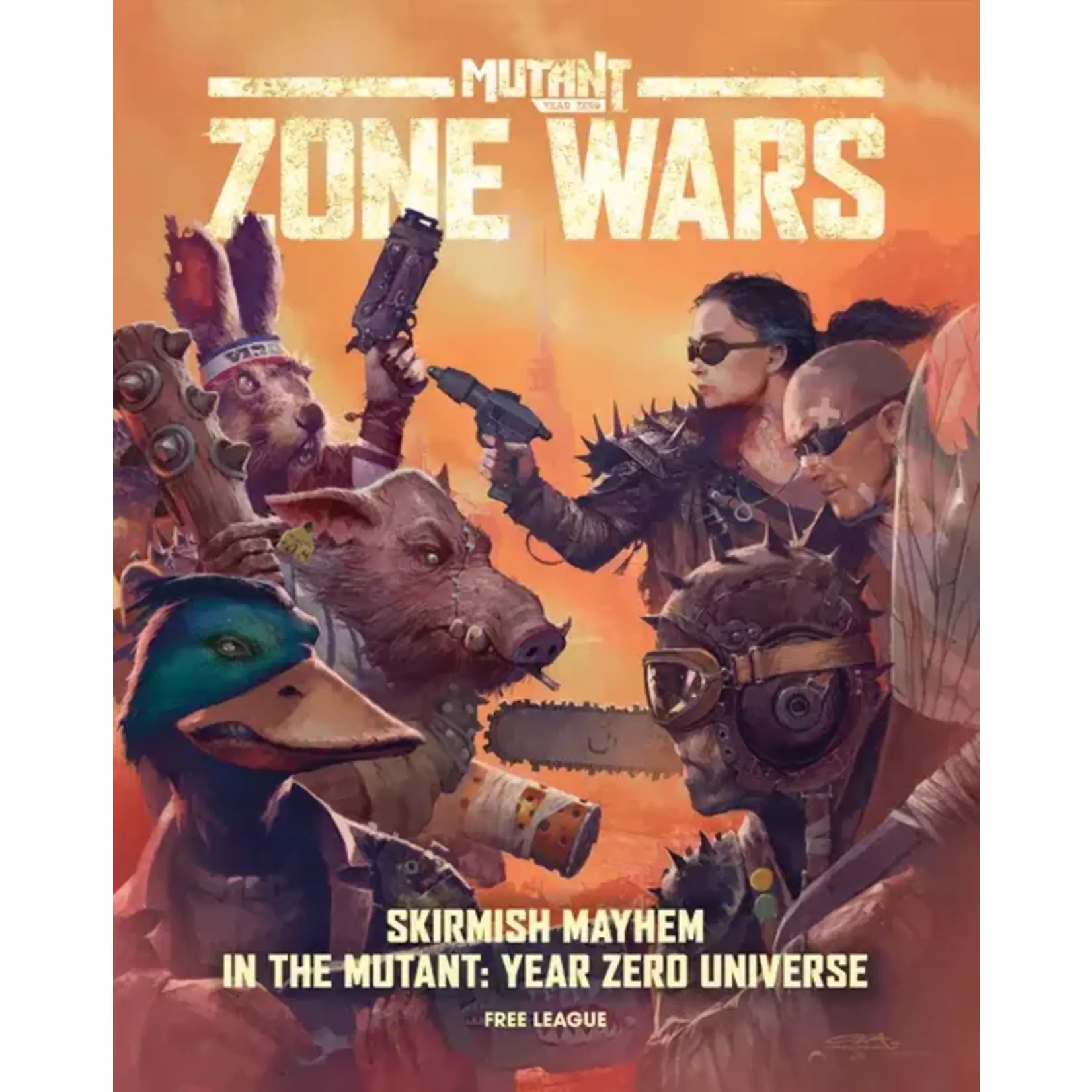 Free League Publishing Mutant Year Zero Zone Wars Core Set
