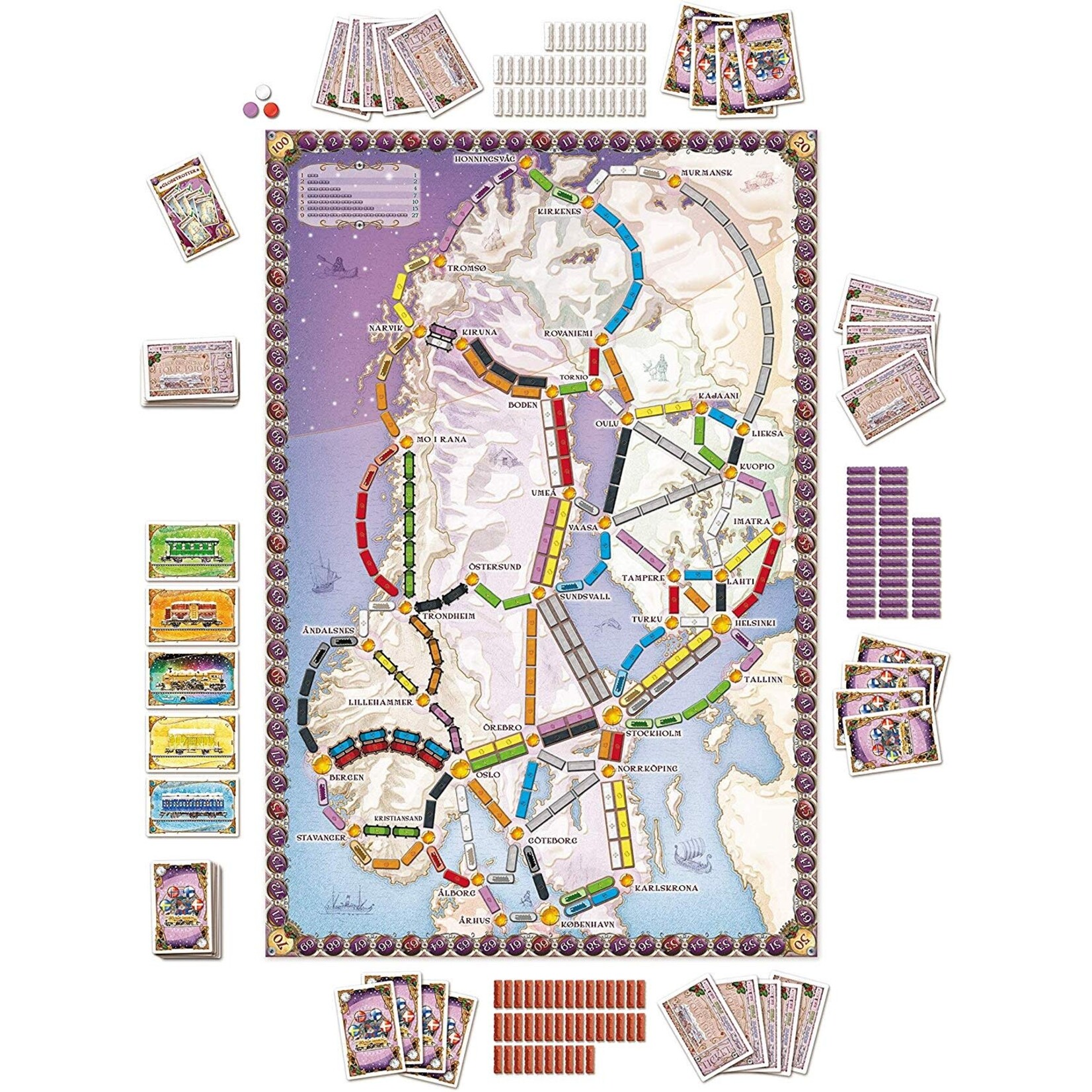Days of Wonder Ticket to Ride Nordic Countries