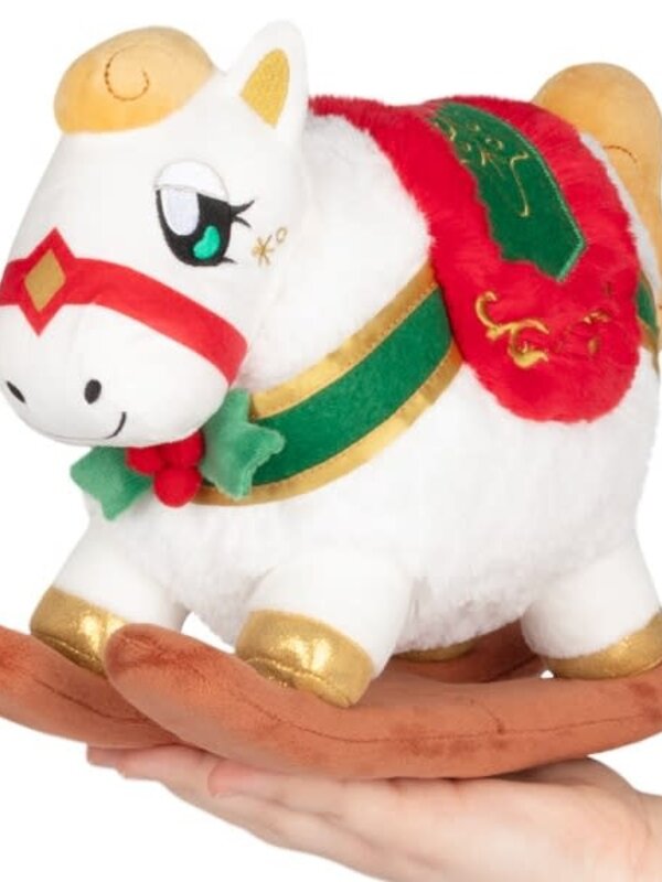squishable Mini Festive Rocking Horse Squishable 9"