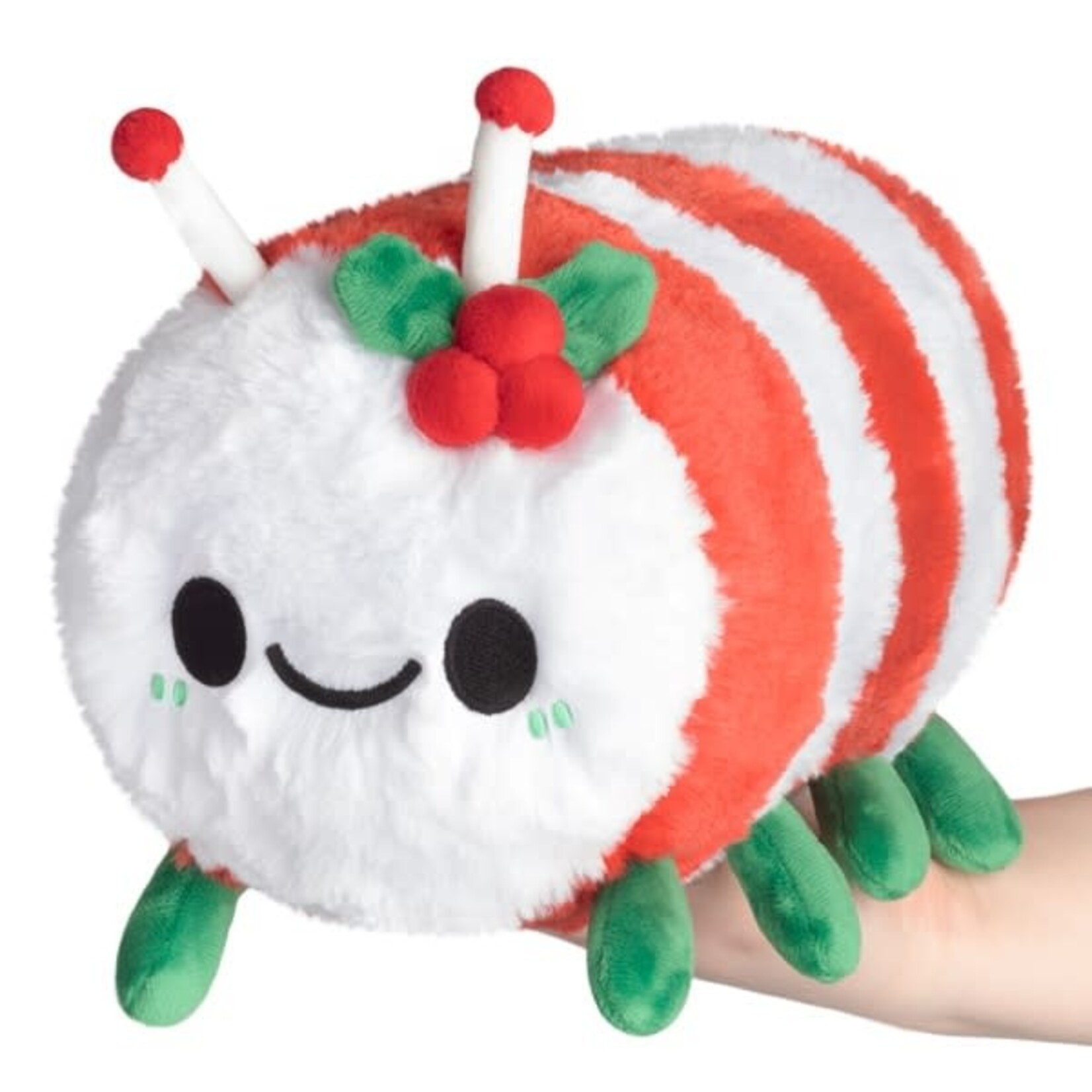 squishable Mini Candy Cane Caterpillar Squishable 6"