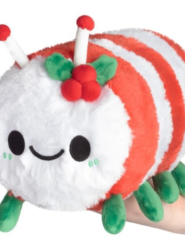 squishable Mini Candy Cane Caterpillar Squishable 6"
