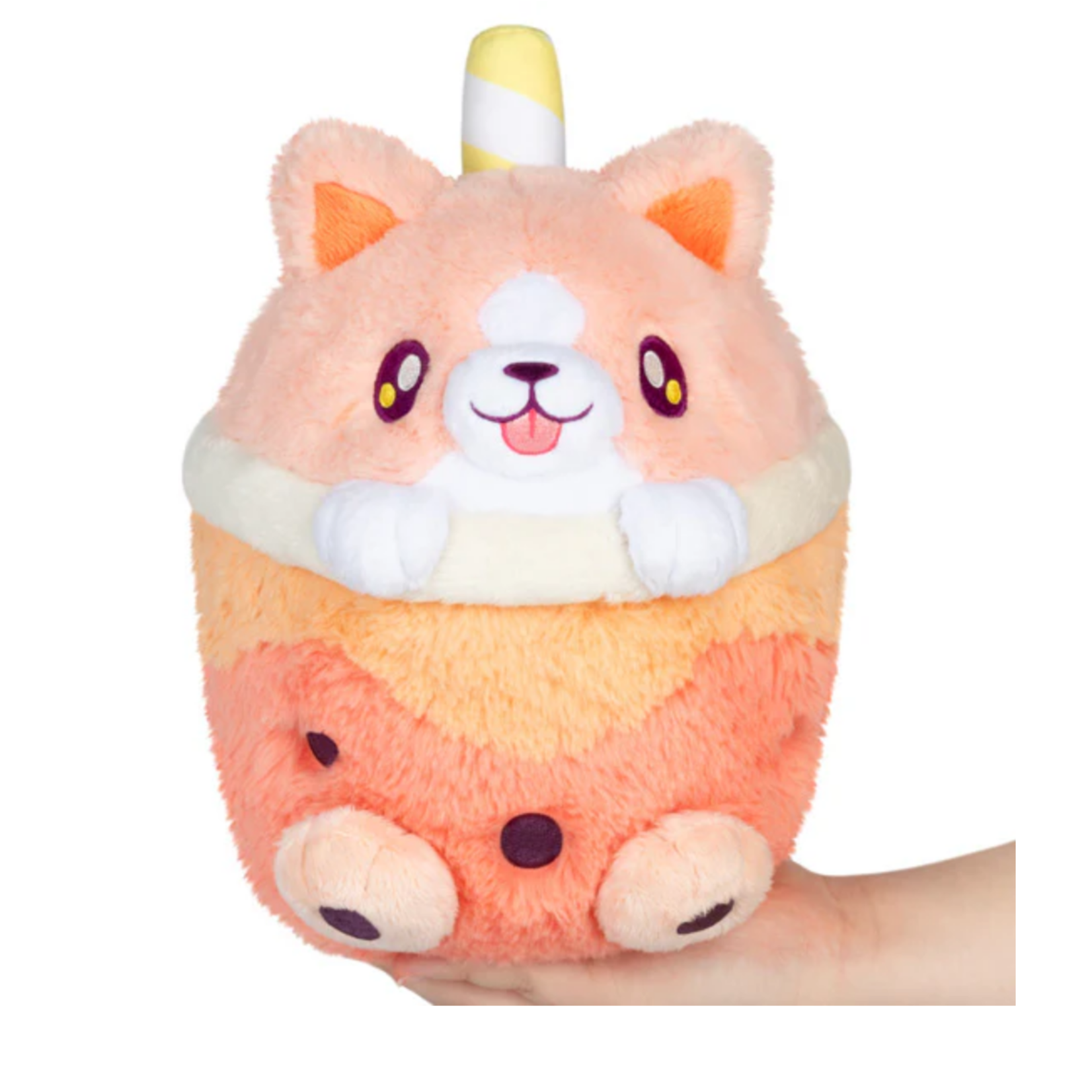squishable Mini Corgi Bubble Tea Squishable 11"