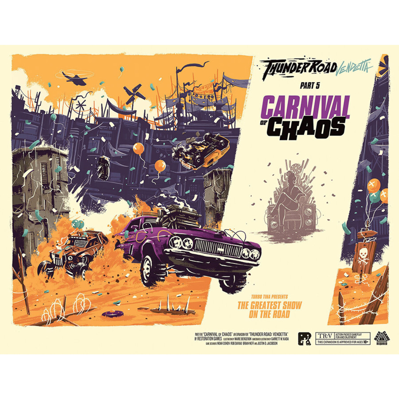 Restoration Games Thunder Road Vendetta Carnival of Chaos