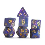 Sirius Dice Unicorn Purple 7-die set