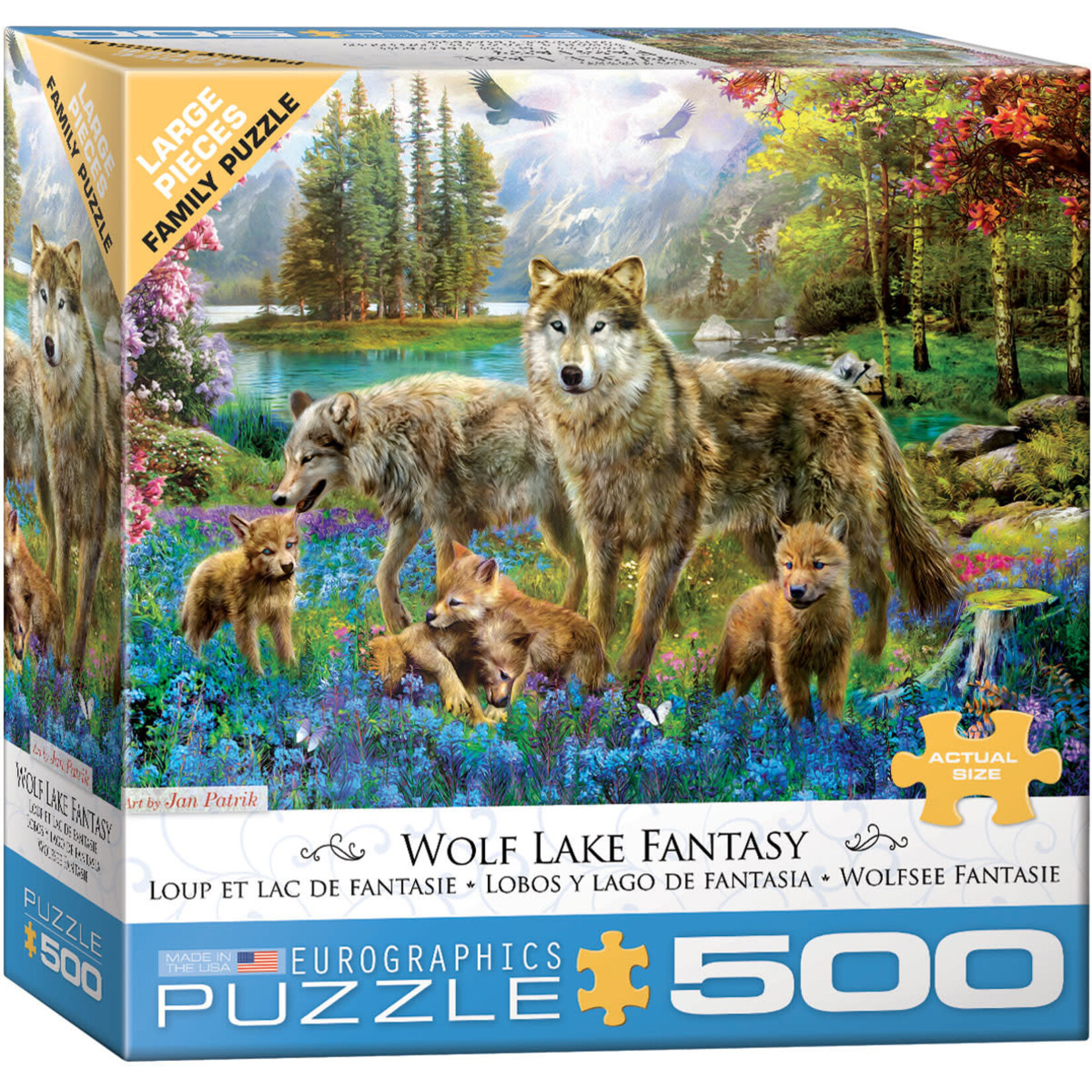 EuroGraphics Wolf Lake Fantasy 500pc