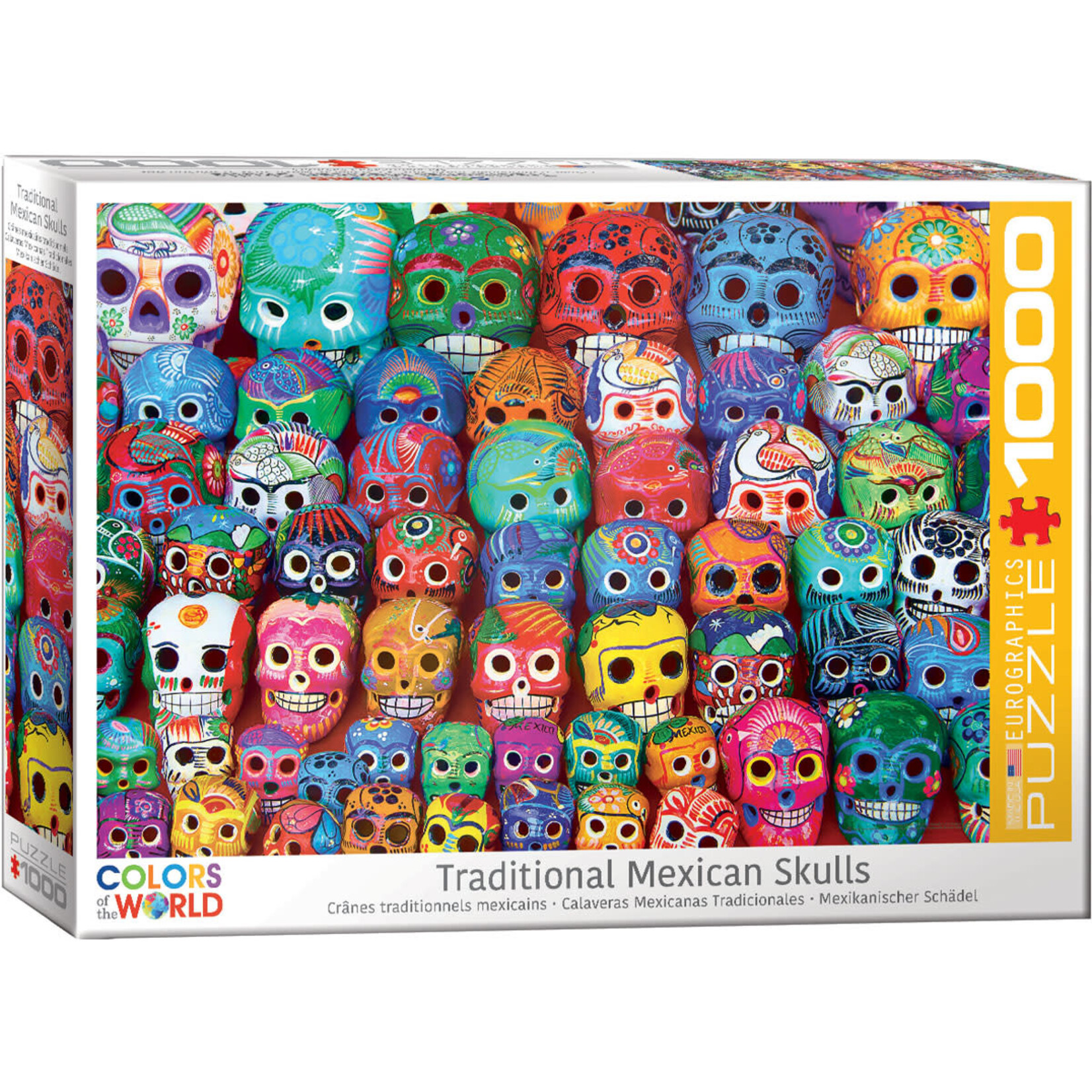 EuroGraphics Traditional Mexican Skulls 1000pc