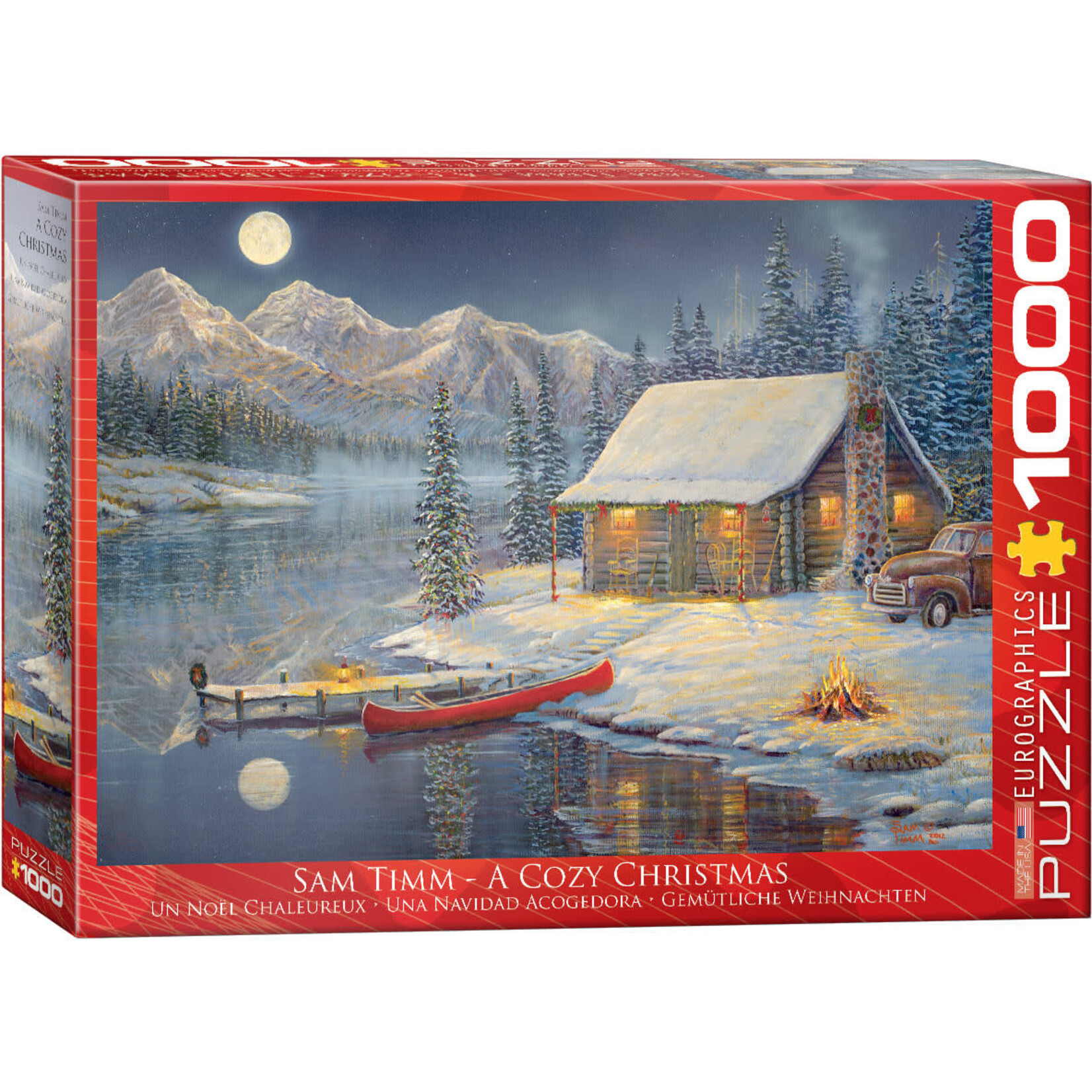 EuroGraphics A Cozy Christmas 1000pc