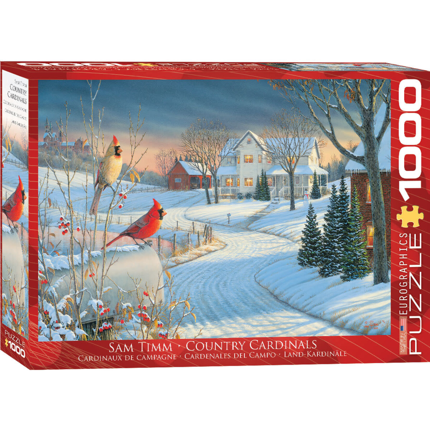 EuroGraphics Country Cardinals 1000pc