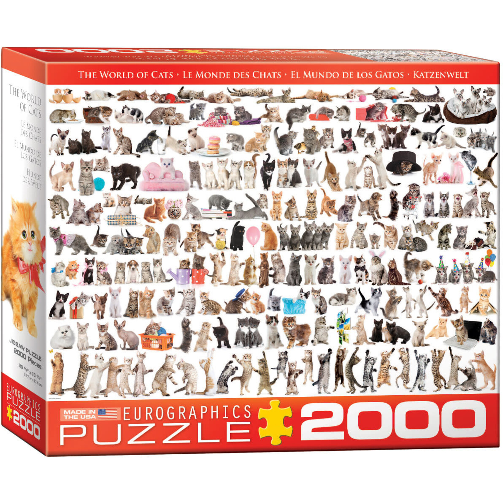 EuroGraphics World of Cats 2000pc