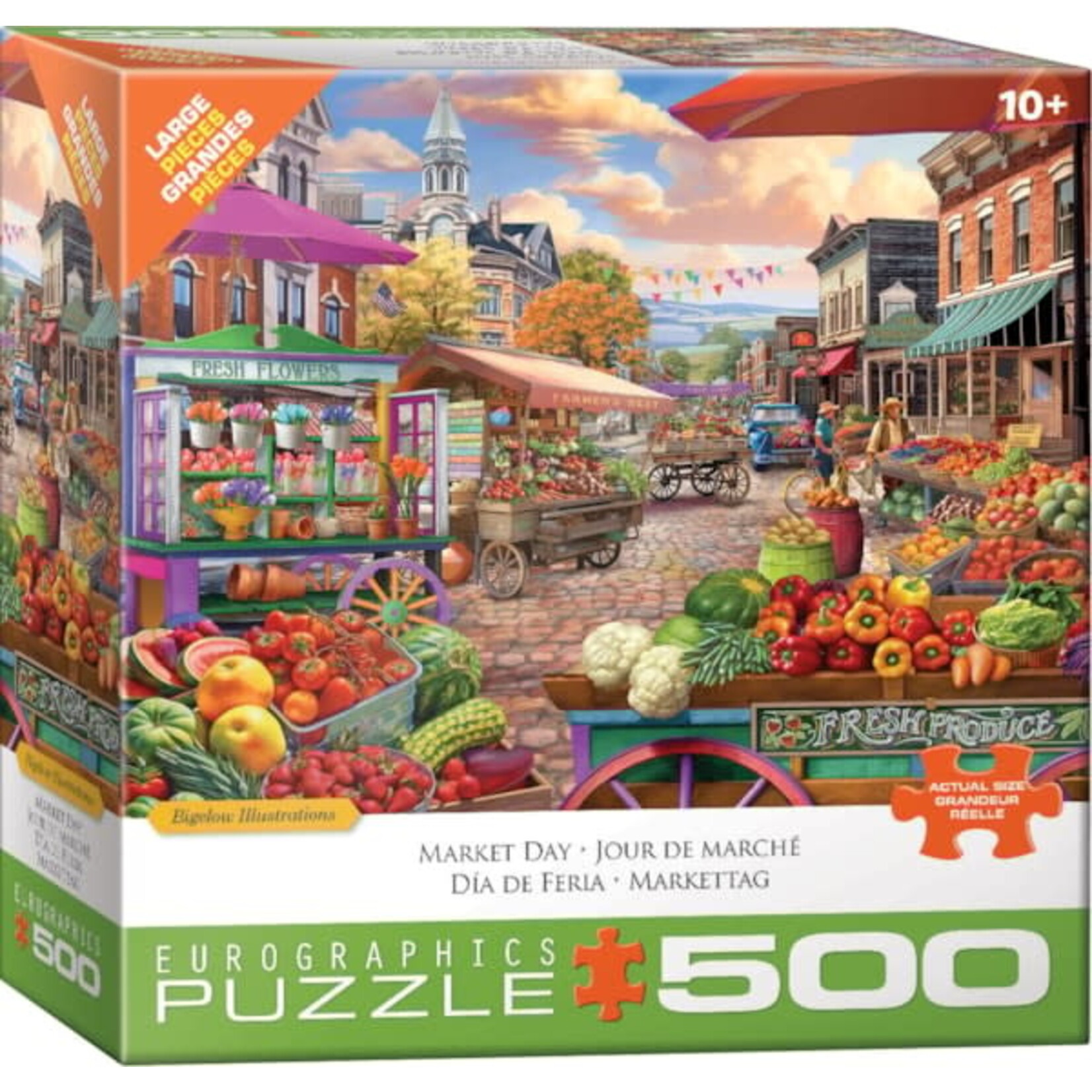 EuroGraphics Main Street Market 500pc