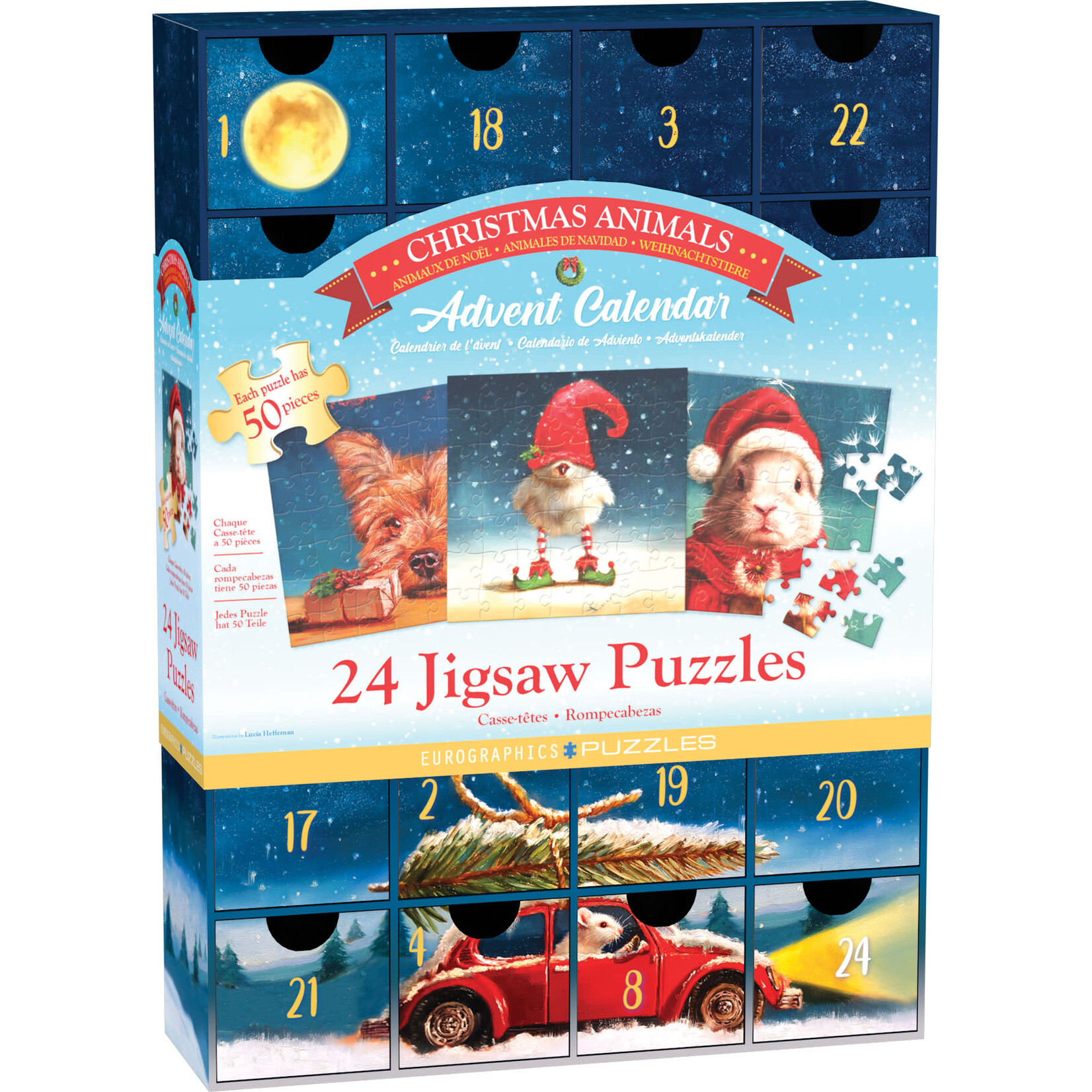EuroGraphics Christmas Animals Advent Calendar