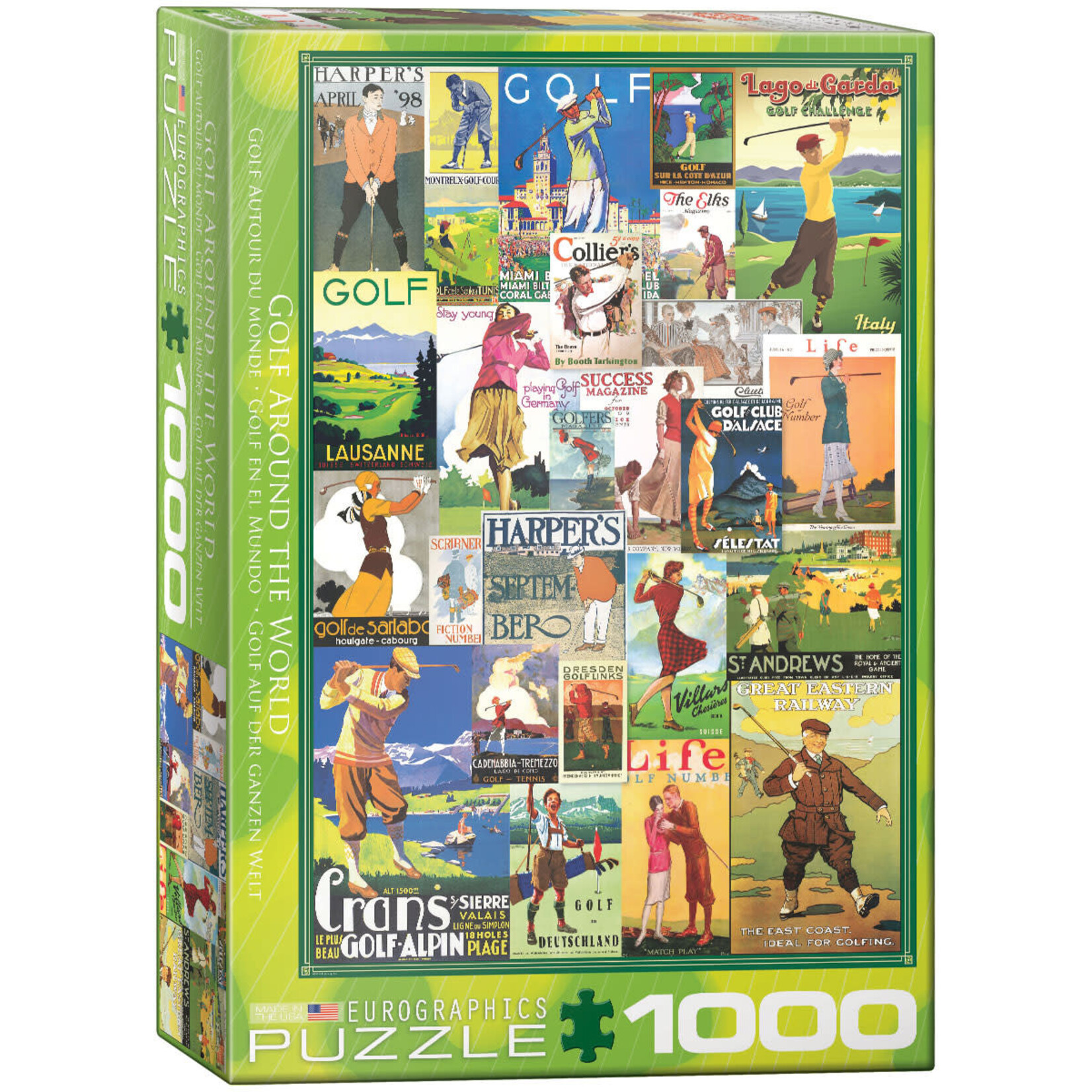 EuroGraphics Golf Around the World 1000pc