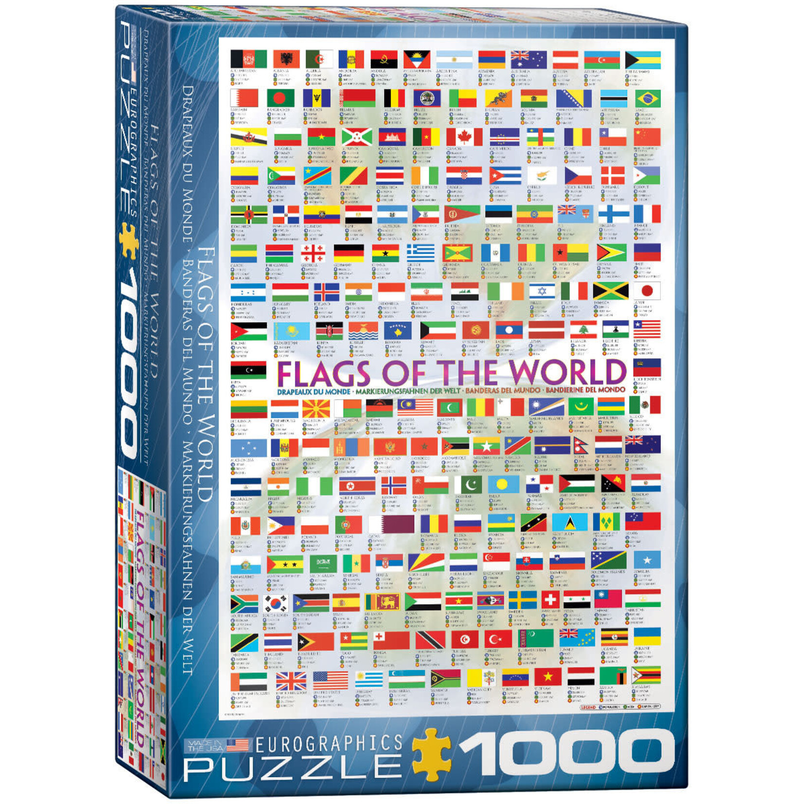 EuroGraphics Flags of the World  1000pc