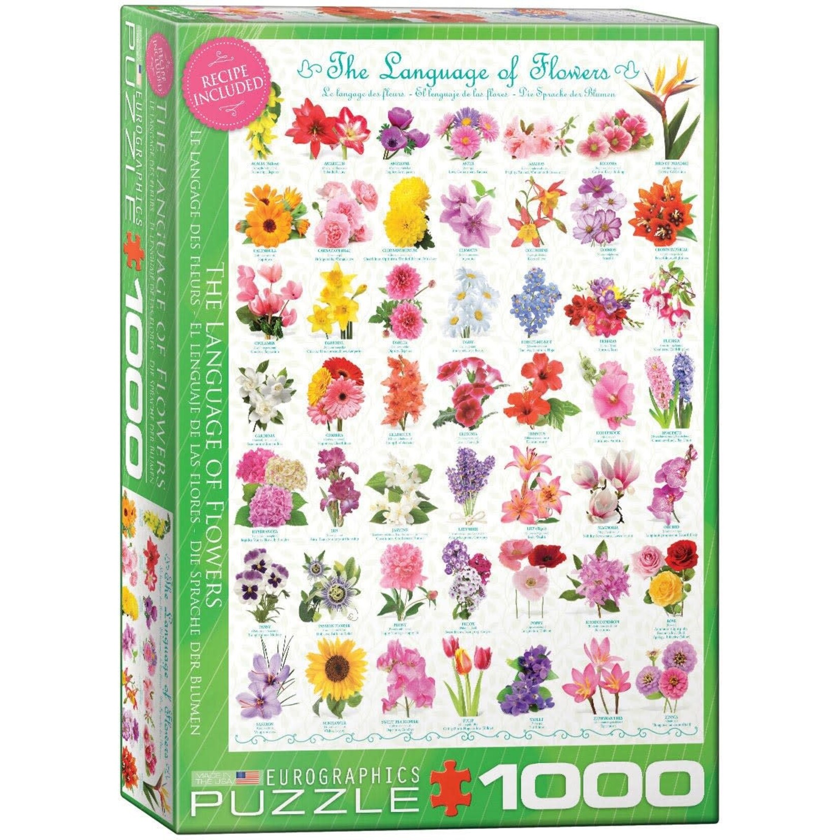 EuroGraphics The Language of Flowers 1000pc