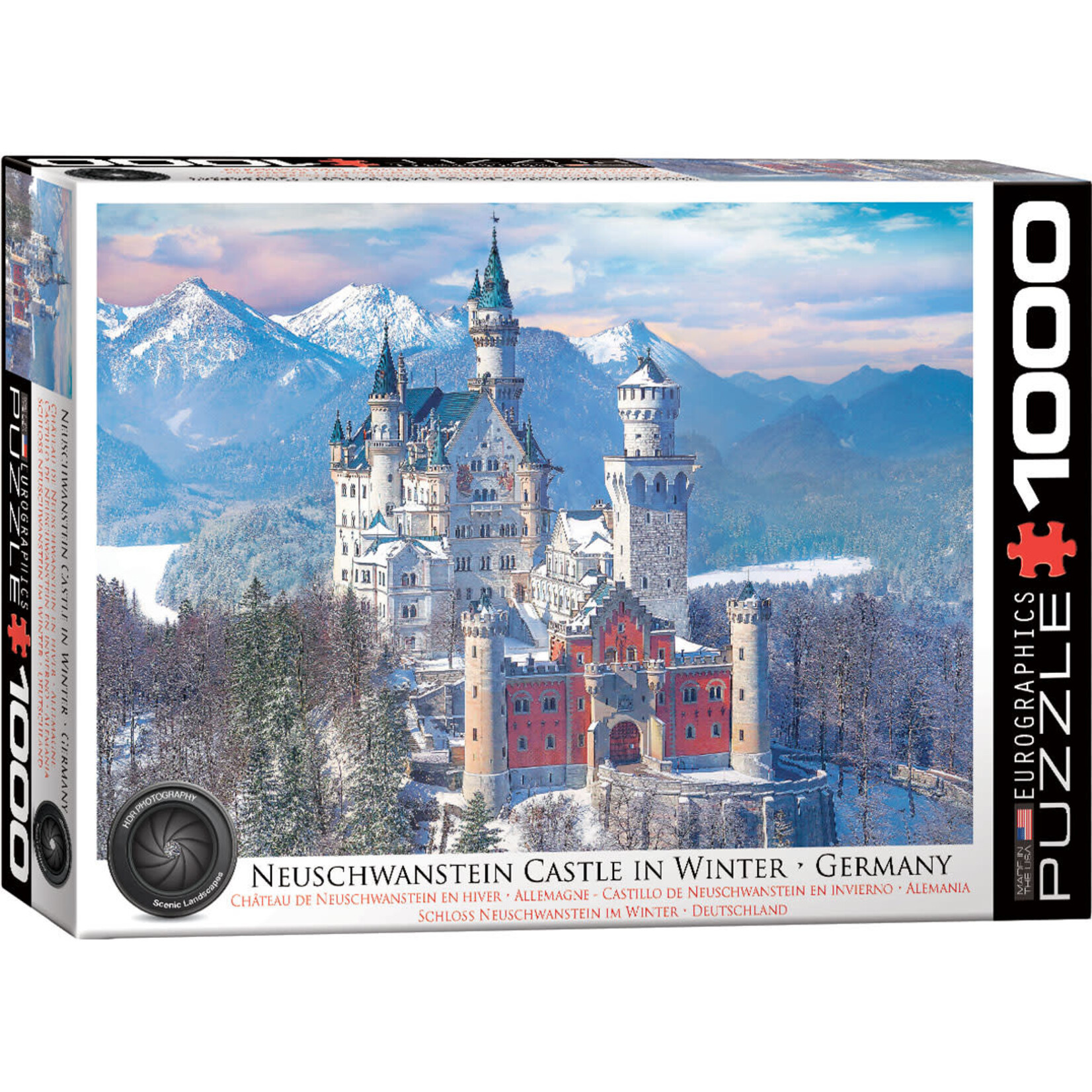 EuroGraphics Neuschwanstein Castle in Winter 1000pc