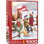 EuroGraphics Christmas Pony 1000pc