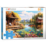 EuroGraphics Connecting Pieces Cottage by the Lake  24pc