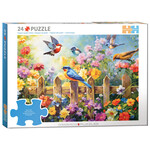 EuroGraphics Connecting Pieces Playful Birds 24pc
