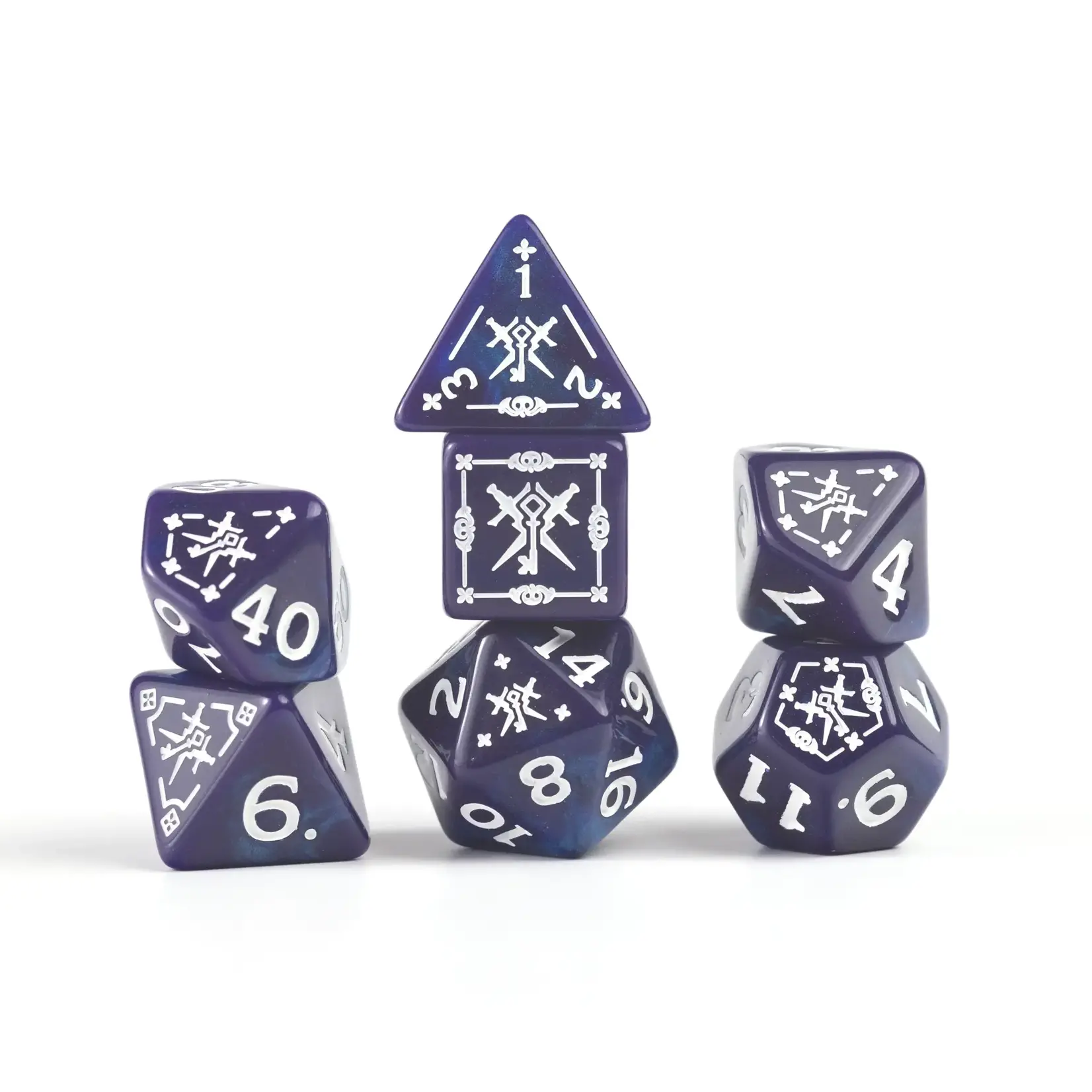 Sirius Dice D&D Adventure Dice Rogue Purple