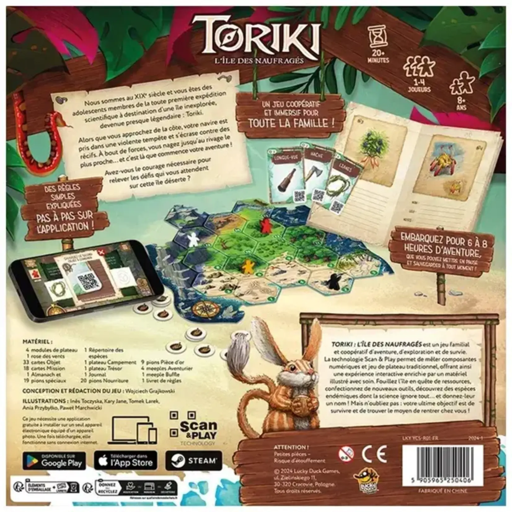 Lucky Duck Games Toriki The Castaway Island