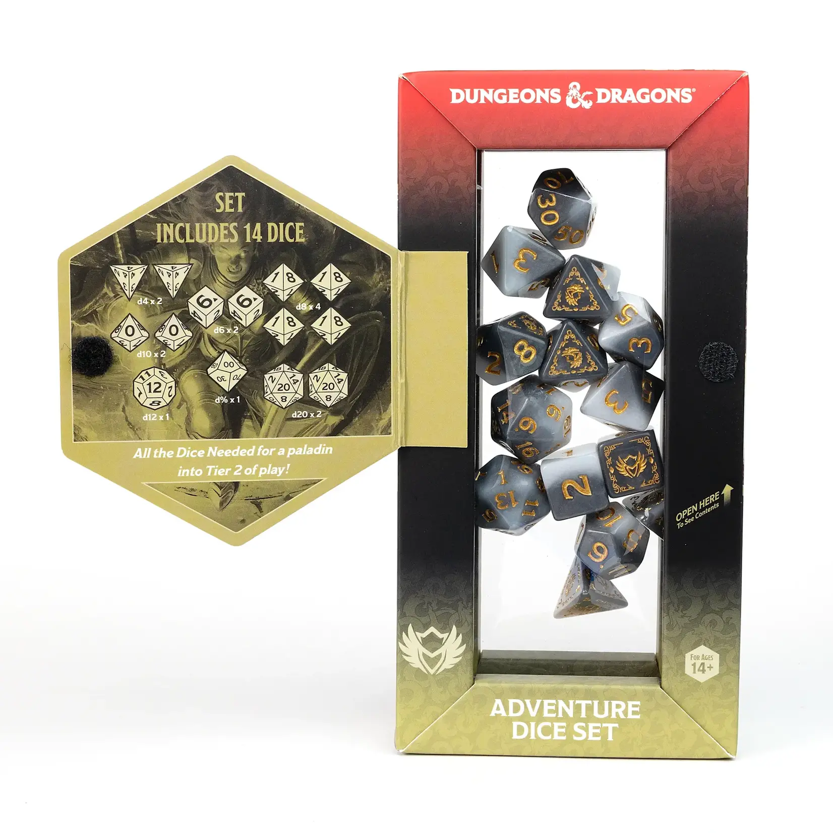 Sirius Dice D&D Adventure Dice Paladin White/Grey