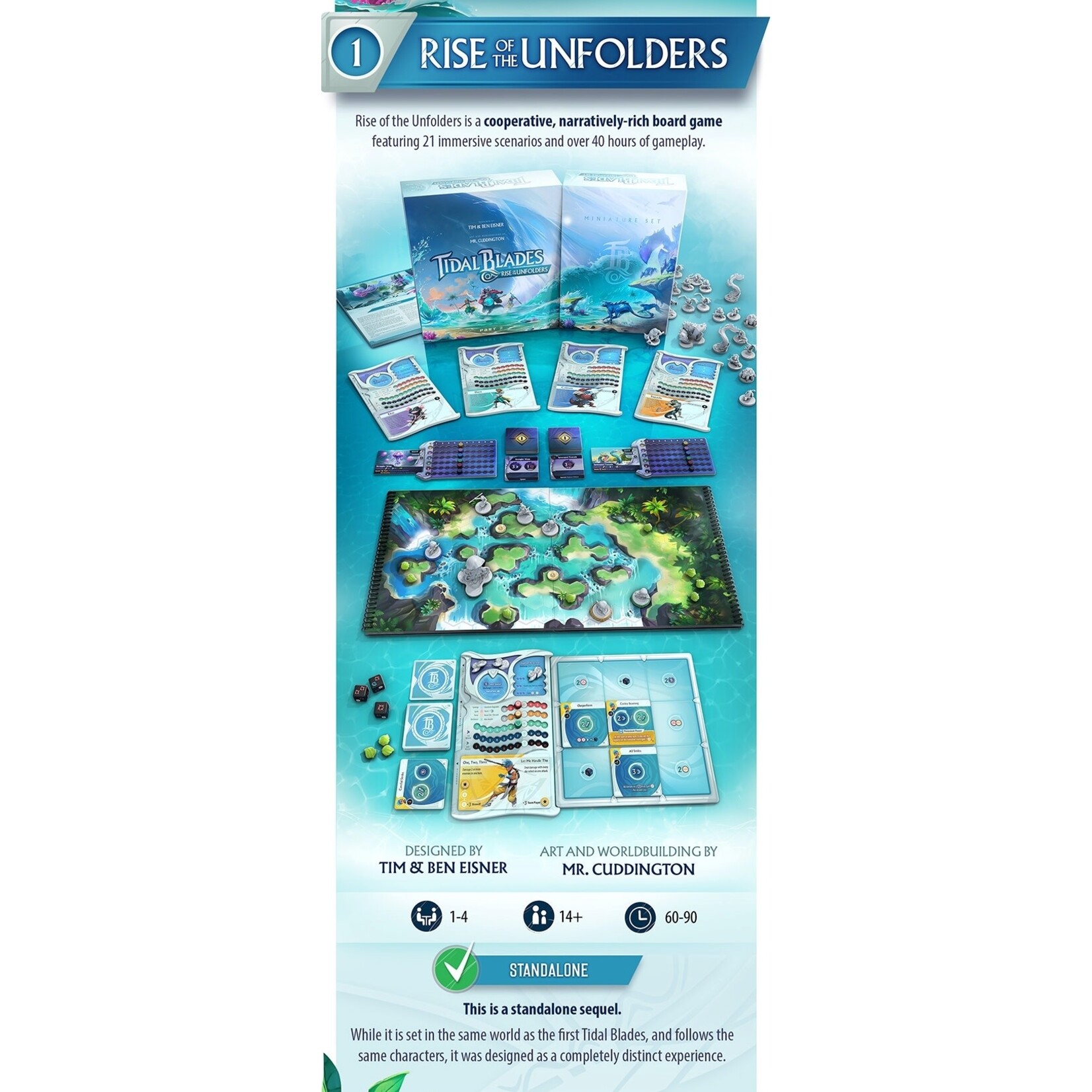Druid City Games Tidal Blades 2 Rise of the Unfolders Deluxe KS