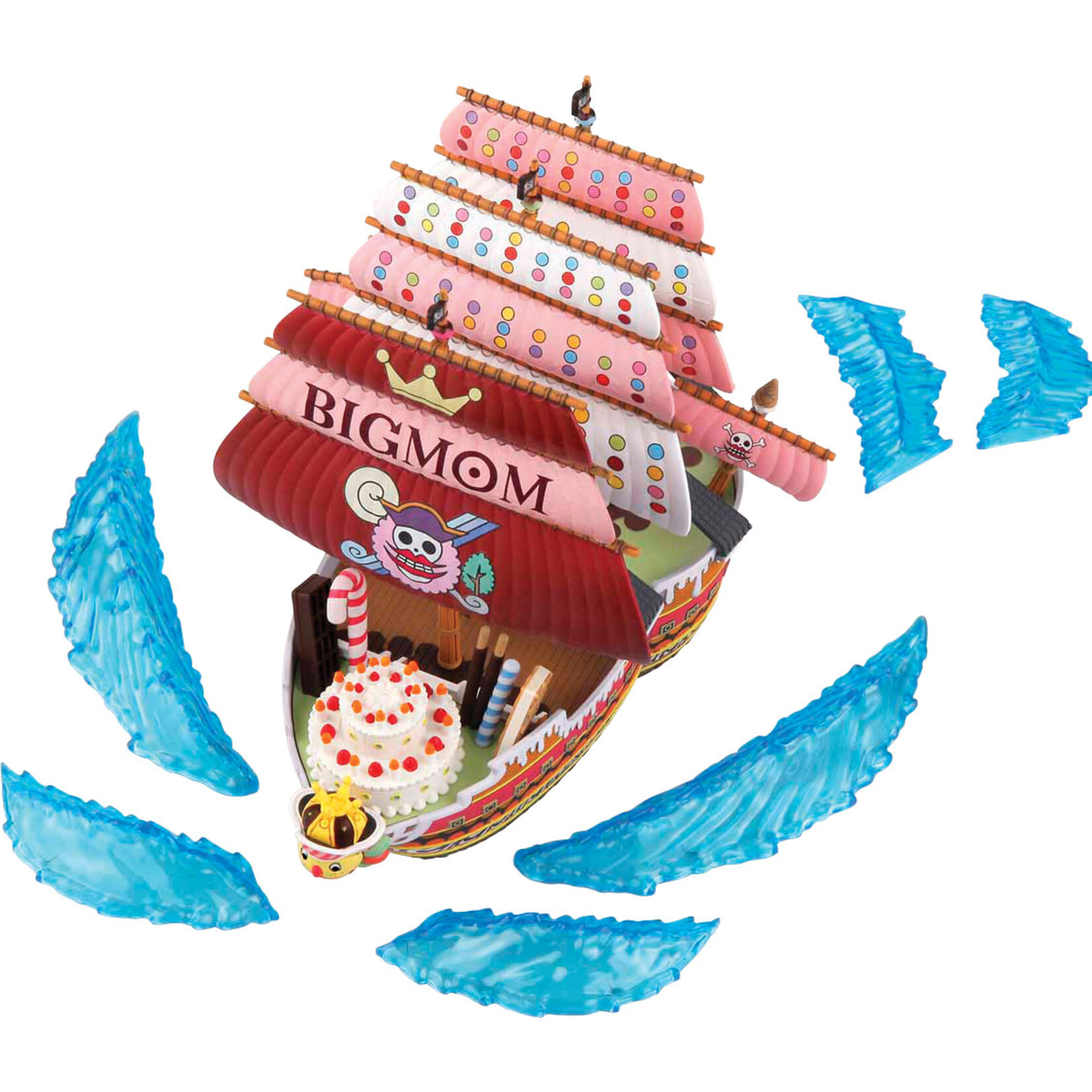 BANDAI CO One Piece Grand Ship Collection Model Kit Queen-Mama-Chanter