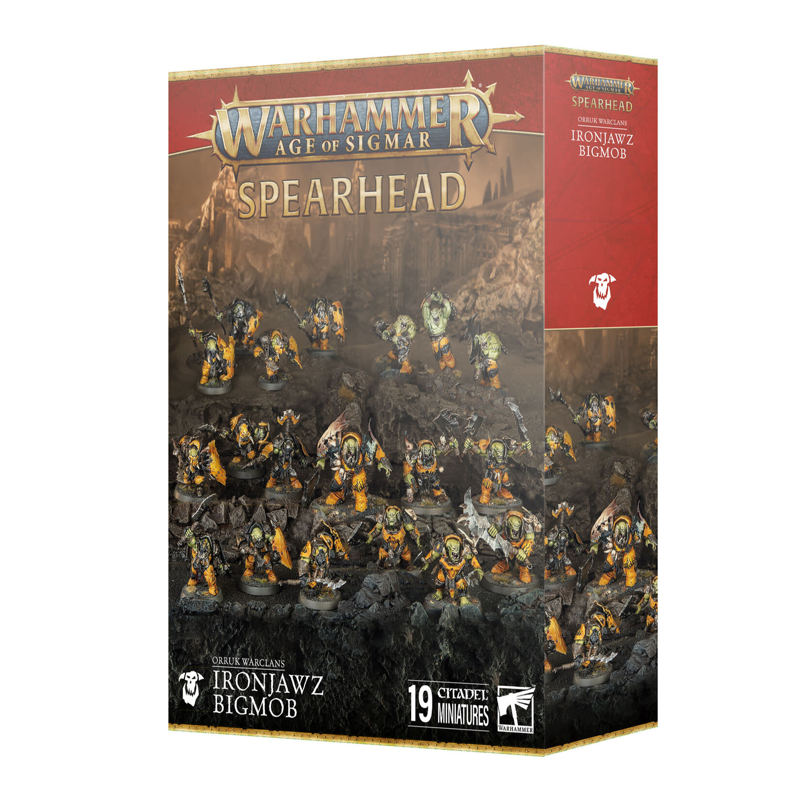 Games Workshop Spearhead: Orruk Warclans Ironjawz Bigmob