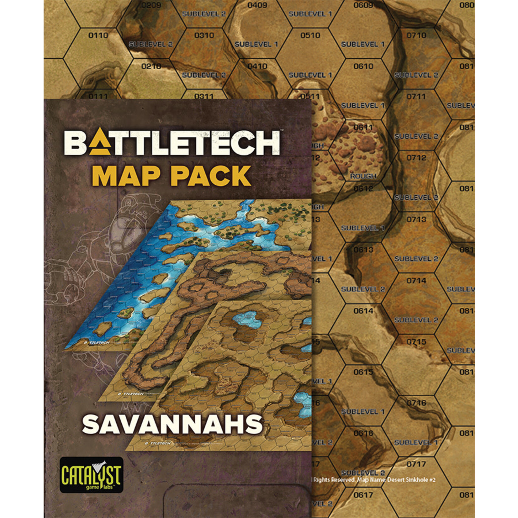 Catalyst Game Labs BattleTech Map Pack Savannah