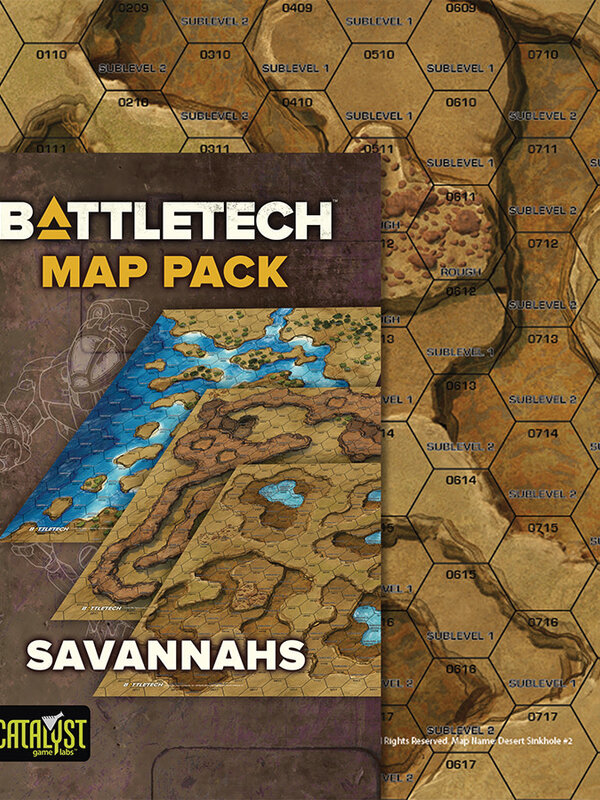 Catalyst Game Labs BattleTech Map Pack Savannah