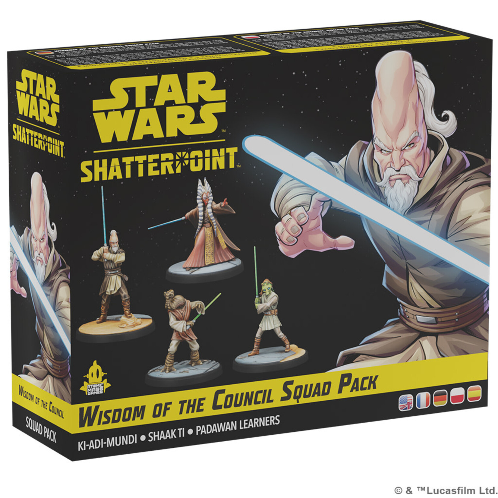 Atomic Mass Games Star Wars Shatterpoint Wisdom of the Council Squad Pack