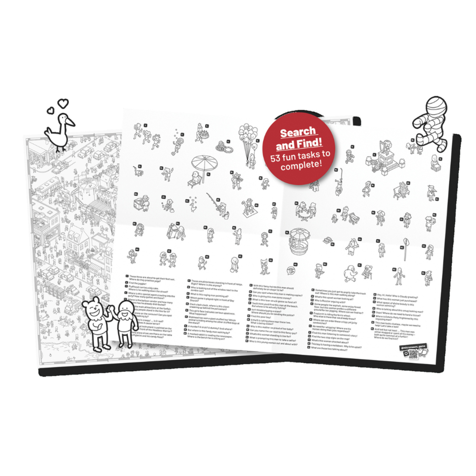 Micro Macro Puzzle FUNFAIR - Gioco Da Tavolo Investigativo Con Puzzle 500 Pezzi, 2 Indagini E 50 Missioni