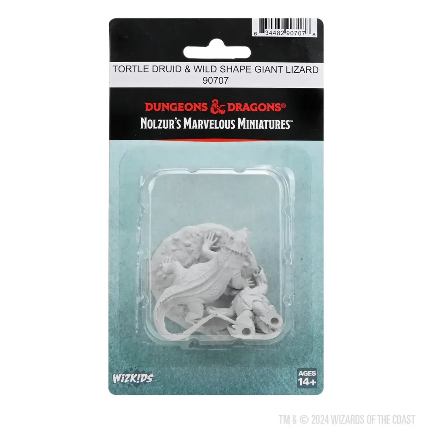 WIZKIDS/NECA D&DNMUM W24 Tortle Druid & Wild Shape Giant Lizard