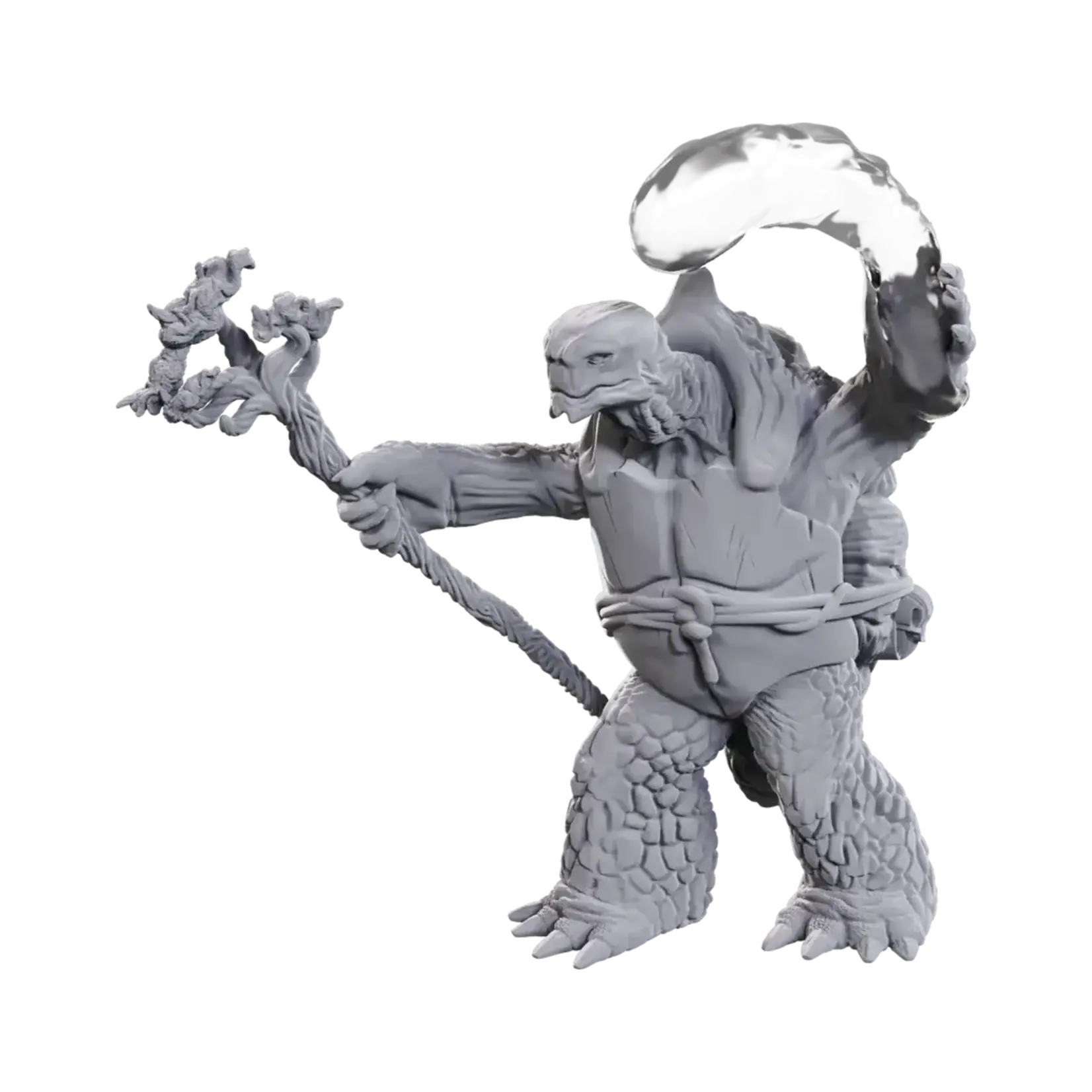 WIZKIDS/NECA D&DNMUM W24 Tortle Druid & Wild Shape Giant Lizard