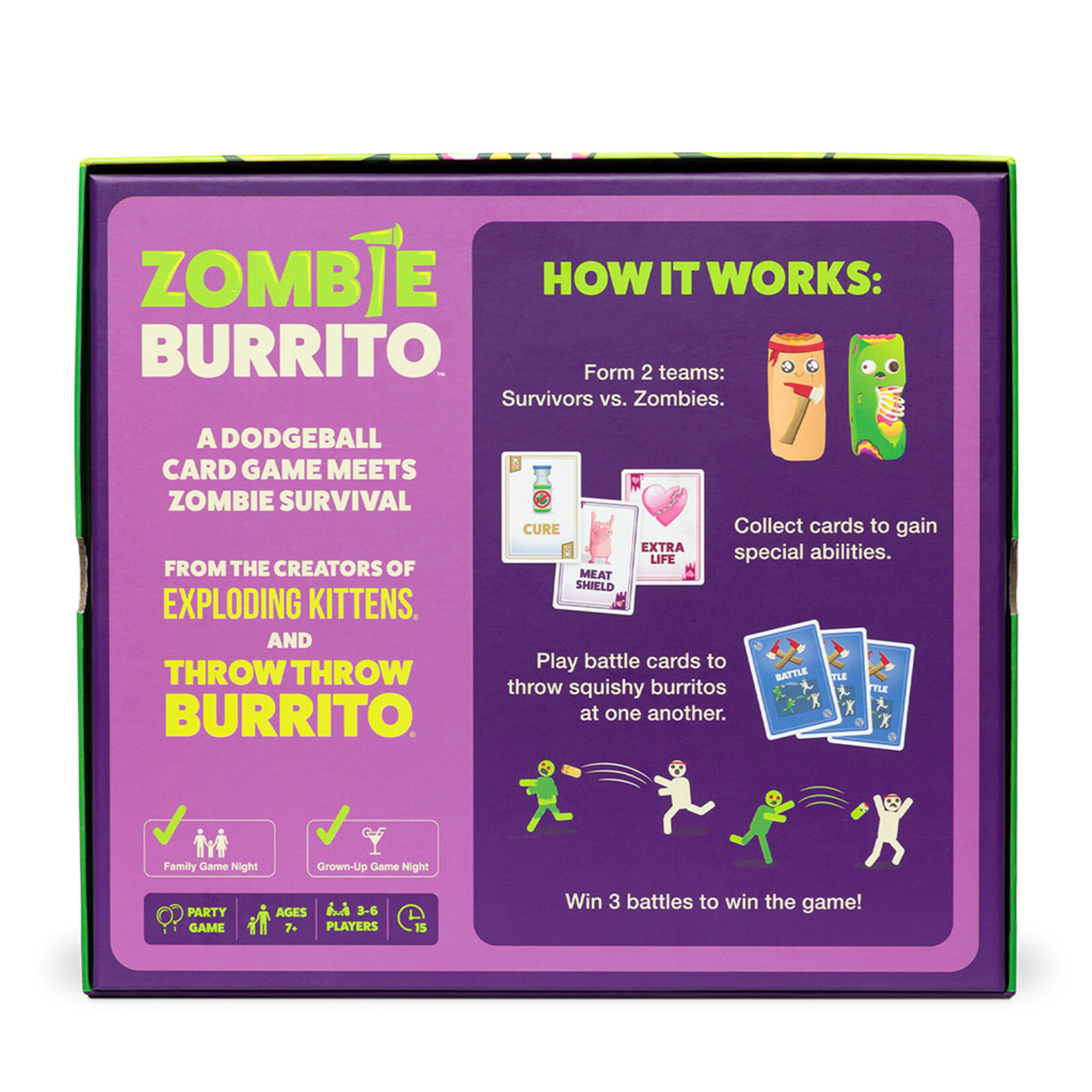 Exploding Kittens LLC Zombie Burrito
