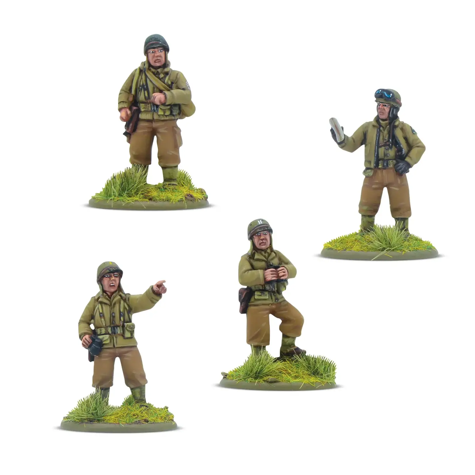 Warlord Bolt Action US Army Platoon Commanders