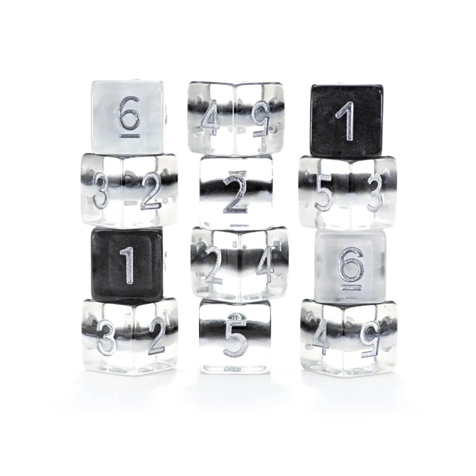 Gate Keeper Games Eclipse Dice - 'Luna' 12D6 Set