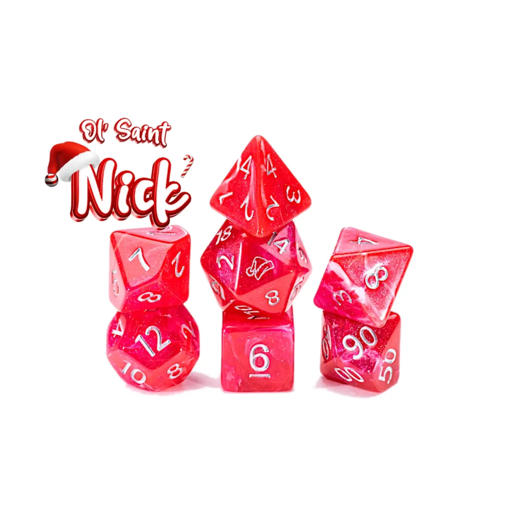 Gate Keeper Games Aether Dice - 'Ol' Saint Nick' 7-Die Set