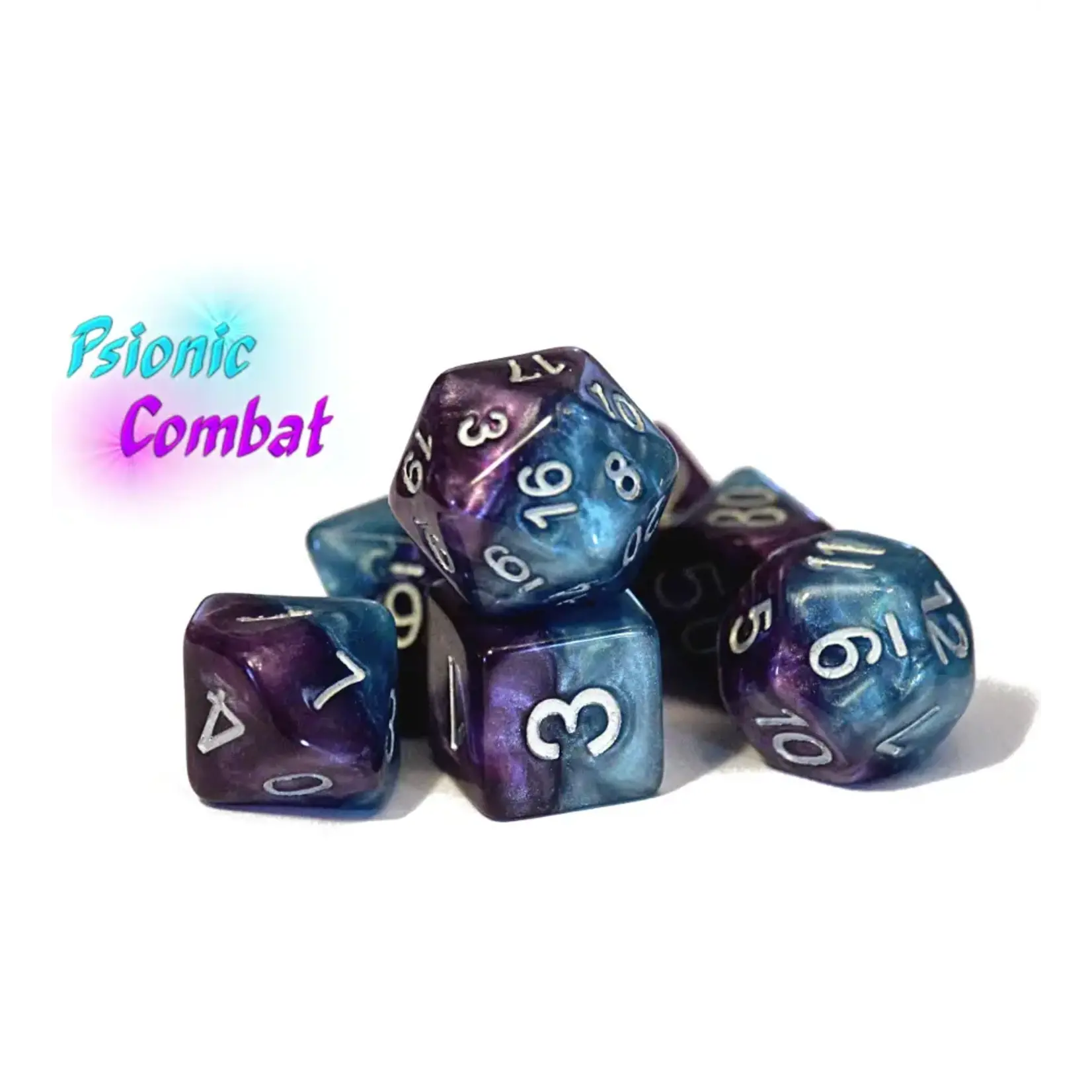 Gate Keeper Games Halfsies Dice - 'Psionic Combat' 7-Die Set