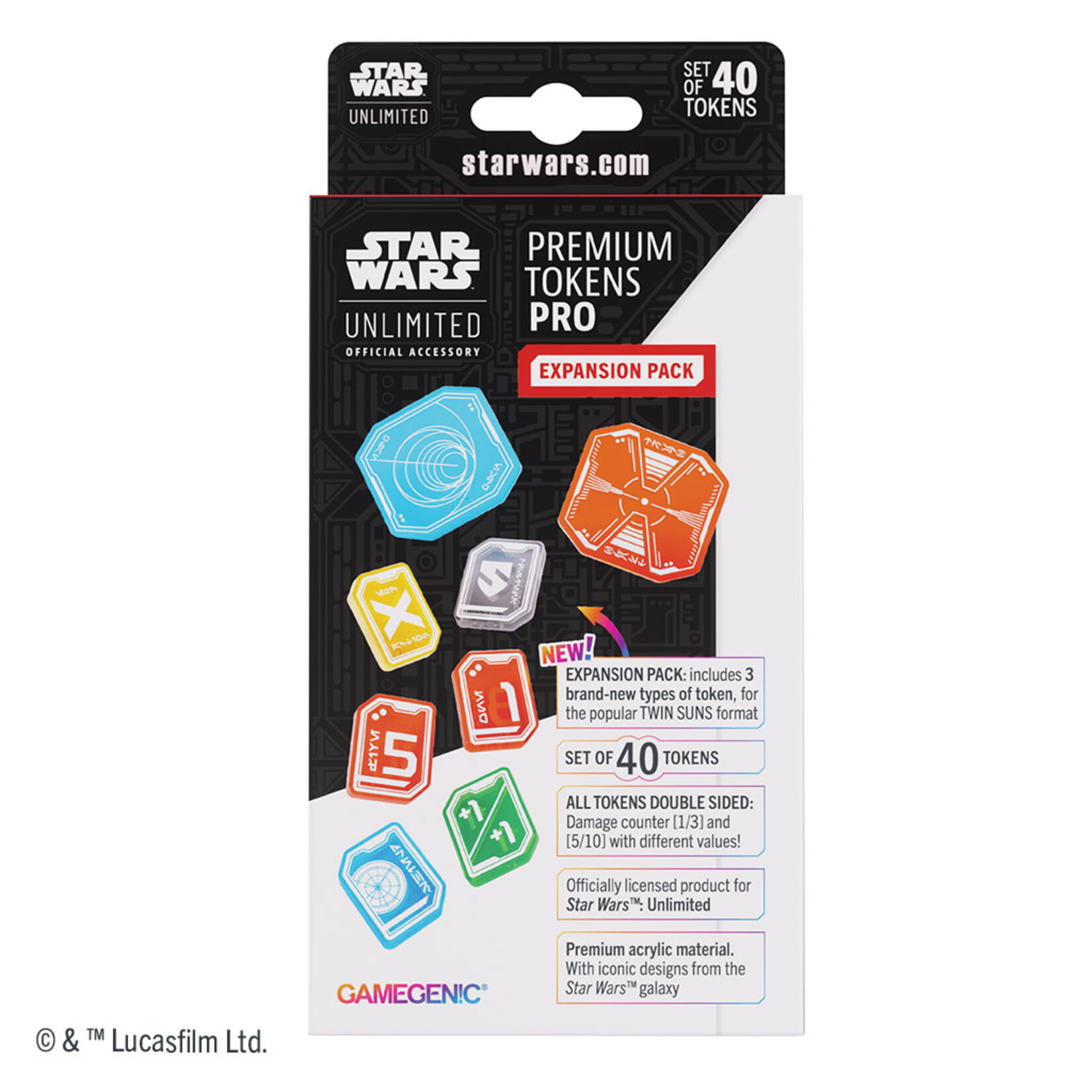 GAMEGEN!C Star Wars Unlimited Premium Tokens Pro Expansion Pack